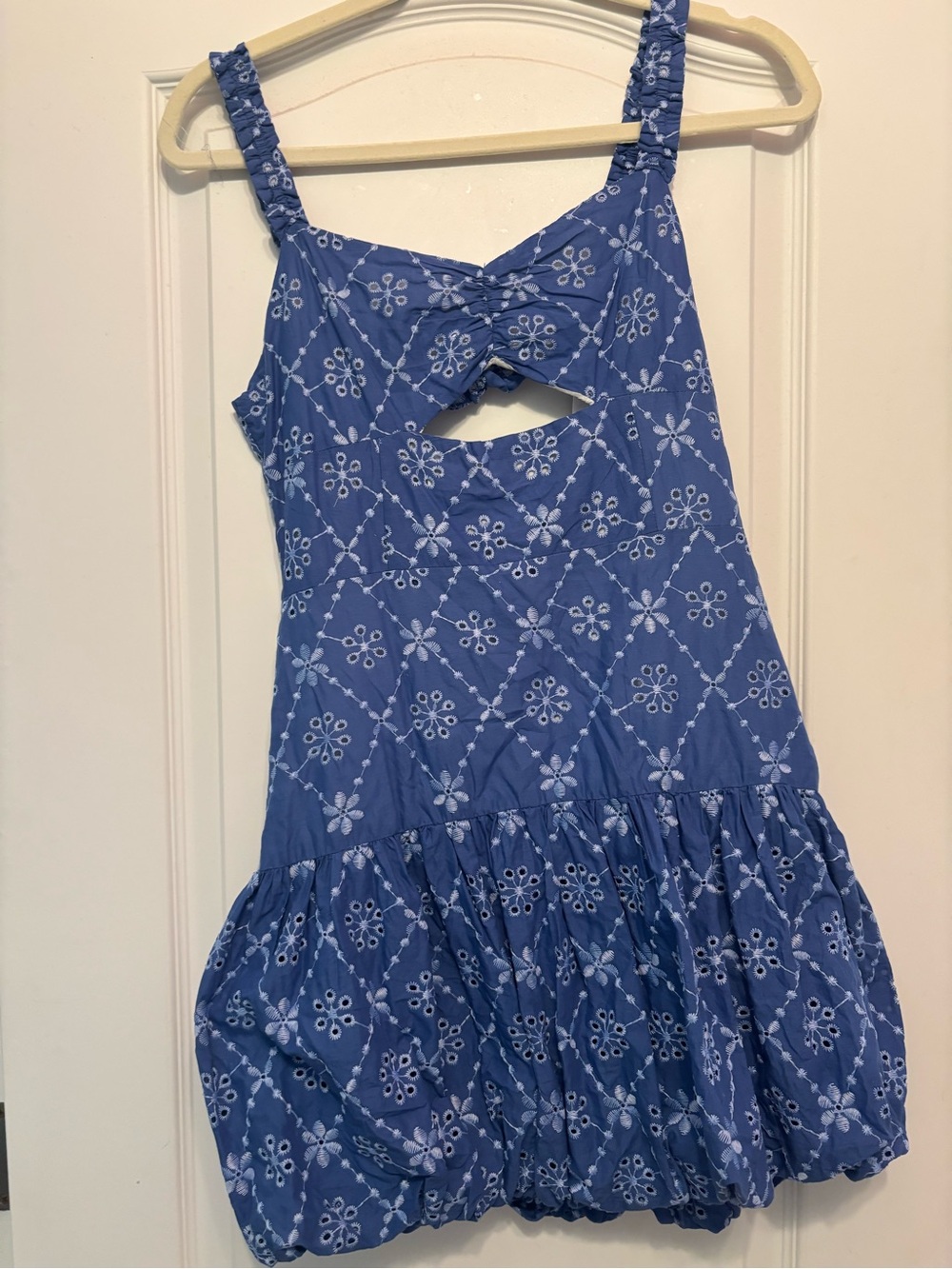 Zara blue mini dress